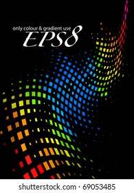 Abstract mosaic background, eps8 vector illustration.
