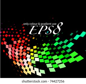 Abstract mosaic background, eps8 vector illustration.