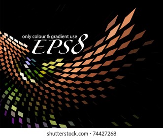 Abstract mosaic background, eps8 vector illustration.