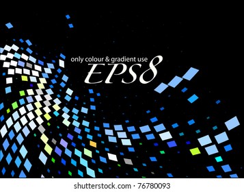 Abstract mosaic background, eps8 vector illustration.