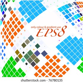 Abstract mosaic background, eps8 vector illustration.