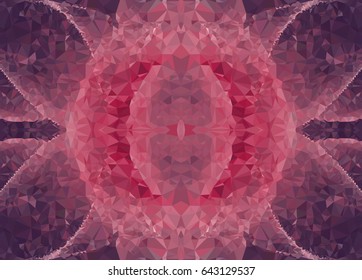 Abstract mosaic background. Geometric low polygonal  backdrop. Vector clip art.