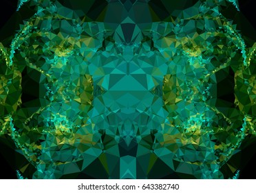 Abstract mosaic background. Geometric low polygonal backdrop. Vector clip art.