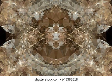 Abstract mosaic background. Geometric low polygonal backdrop. Vector clip art.