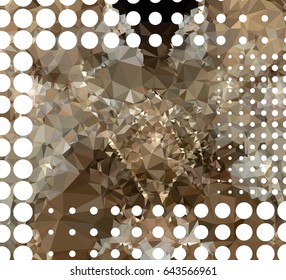 Abstract mosaic background. Geometric low polygonal backdrop. Vector clip art.
