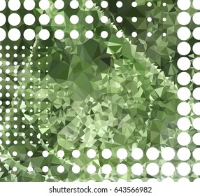 Abstract mosaic background. Geometric low polygonal backdrop. Vector clip art.