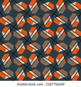 Resumen del fondo del mosaico. Patrón geométrico sin soldadura. Banner decorativo de red digital. Ilustración vectorial. Patrón geométrico, línea y figuras geométricas de estilo Memphis.