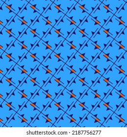 Abstract mosaic background. Geometric seamless pattern. Digital network decorative banner. Vector illustration. Memphis style geometric pattern, line and geometric figures.