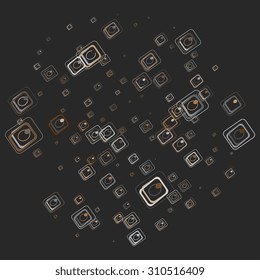 Abstract mosaic background with geometric shapes. Vector illustration