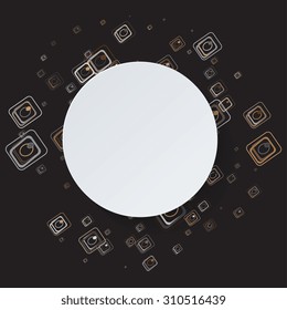Abstract mosaic background with geometric shapes. EPS 10