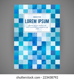 Abstract mosaic background. Geometric background in vector.