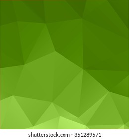 Abstract mosaic background.  Green and white geometric rumpled triangular low poly style illustration graphic background.Vector polygonal design for business.