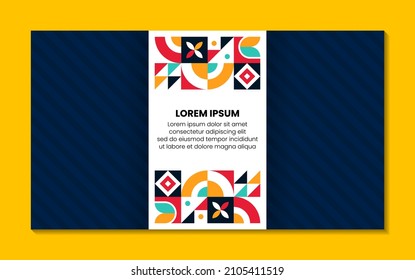 Abstract Mosaic Background for Landing Page, Wallpaper, or Backdrop