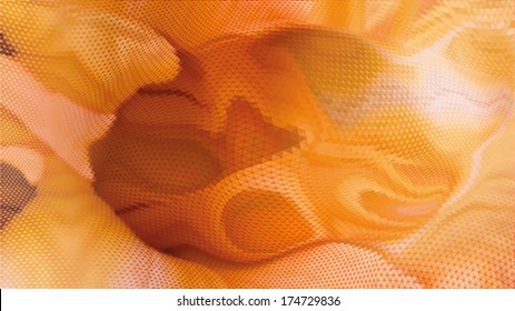 Abstract mosaic background looks like a biological structure. Editable vector illustration.