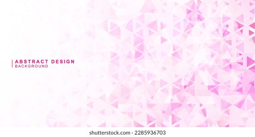 Resumen del material de fondo del mosaico combinado con varios triángulos, ilustración vectorial