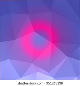 Abstract mosaic background. multicolor circle geometric rumpled triangular low poly style illustration graphic background. Vector polygonal design business.