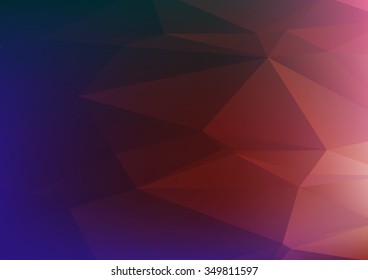 Abstract mosaic background. multicolor dark red and purple geometric rumpled triangular low poly style illustration graphic background. Vector polygonal design business.