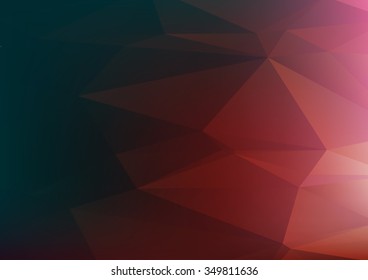 Abstract mosaic background. multicolor dark red geometric rumpled triangular low poly style illustration graphic background. Vector polygonal design business.