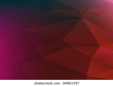 Abstract mosaic background. multicolor dark red geometric rumpled triangular low poly style illustration graphic background. Vector polygonal design business.