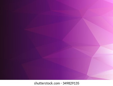 Abstract mosaic background. multicolor dark pink geometric rumpled triangular low poly style illustration graphic background. Vector polygonal design business.