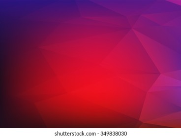 Abstract mosaic background. multicolor dark red purple geometric rumpled triangular low poly style illustration graphic background. Vector polygonal design business