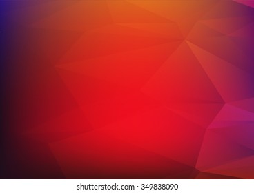Abstract mosaic background. multicolor dark red geometric rumpled triangular low poly style illustration graphic background. Vector polygonal design business
