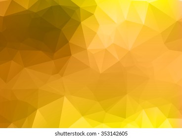 Abstract mosaic background. multicolor dark yellow geometric rumpled triangular low poly style illustration graphic texture. Vector polygonal design business.