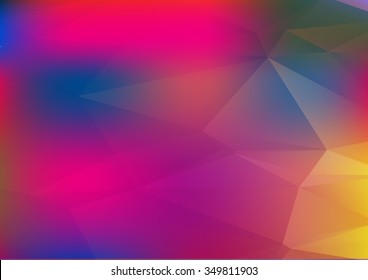 Abstract mosaic background. multicolor geometric rumpled triangular low poly style illustration graphic background. Vector polygonal design business.