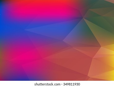 Abstract mosaic background. multicolor geometric rumpled triangular low poly style illustration graphic background. Vector polygonal design business.