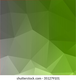 Abstract mosaic background. multicolor green and grey geometric rumpled triangular low poly style illustration graphic . Vector polygonal design business.