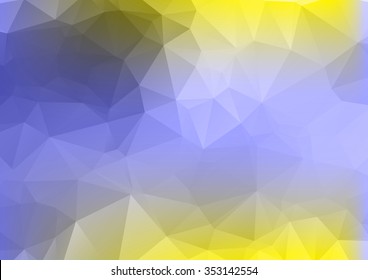 Abstract mosaic background. multicolor purple yellow geometric rumpled triangular low poly style illustration graphic texture. Vector polygonal design business.