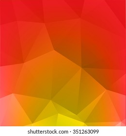 Abstract mosaic background. multicolor red yellow geometric rumpled triangular low poly style illustration graphic background. Vector polygonal design business.