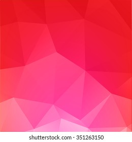 Abstract mosaic background. multicolor red pink geometric rumpled triangular low poly style illustration graphic background. Vector polygonal design business.