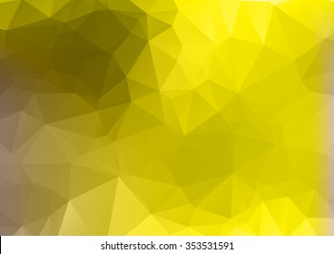 Abstract mosaic background. multicolor yellow geometric rumpled triangular low poly style illustration graphic. Vector polygonal design business.