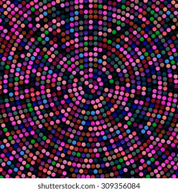 Abstract mosaic background with round shapes. EPS10