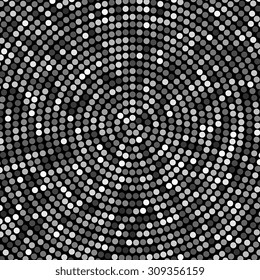 Abstract mosaic background with round shapes. EPS10