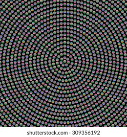 Abstract mosaic background with round shapes. EPS10