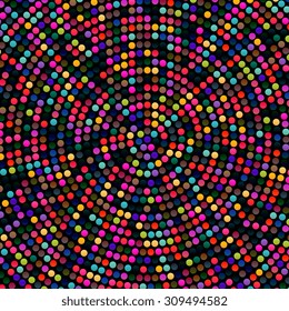 Abstract mosaic background with round shapes. EPS10