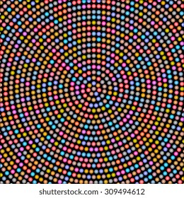 Abstract mosaic background with round shapes. EPS10