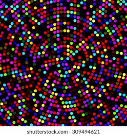 Abstract mosaic background with round shapes. EPS10