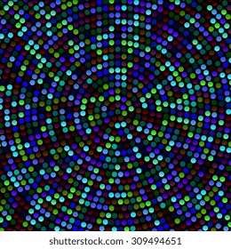 Abstract mosaic background with round shapes. EPS10