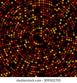 Abstract mosaic background with round shapes. EPS10