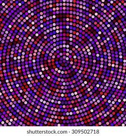 Abstract mosaic background with round shapes. EPS10