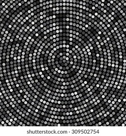 Abstract mosaic background with round shapes. EPS10