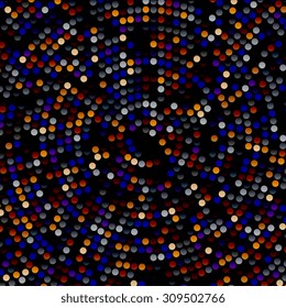 Abstract mosaic background with round shapes. EPS10