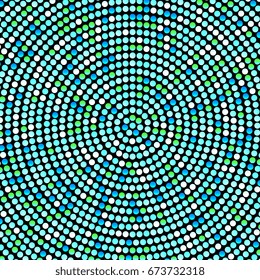 Abstract mosaic background with round shapes. EPS10