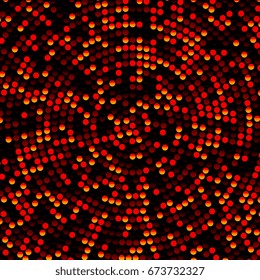 Abstract mosaic background with round shapes. EPS10