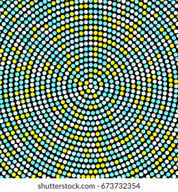Abstract mosaic background with round shapes. EPS10