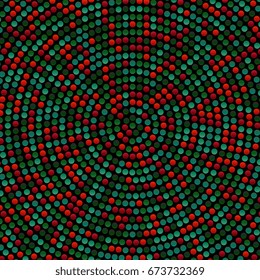 Abstract mosaic background with round shapes. EPS10