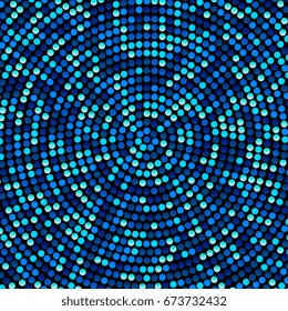 Abstract mosaic background with round shapes. EPS10